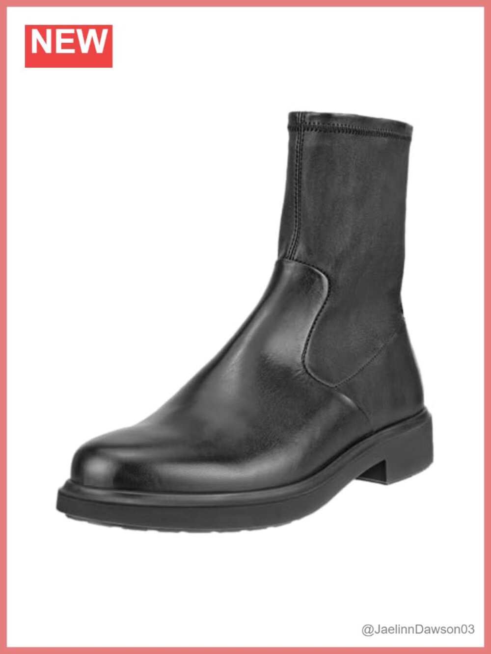 ECCO Women's Amsterdam Stretch Leather Ankle Bootie